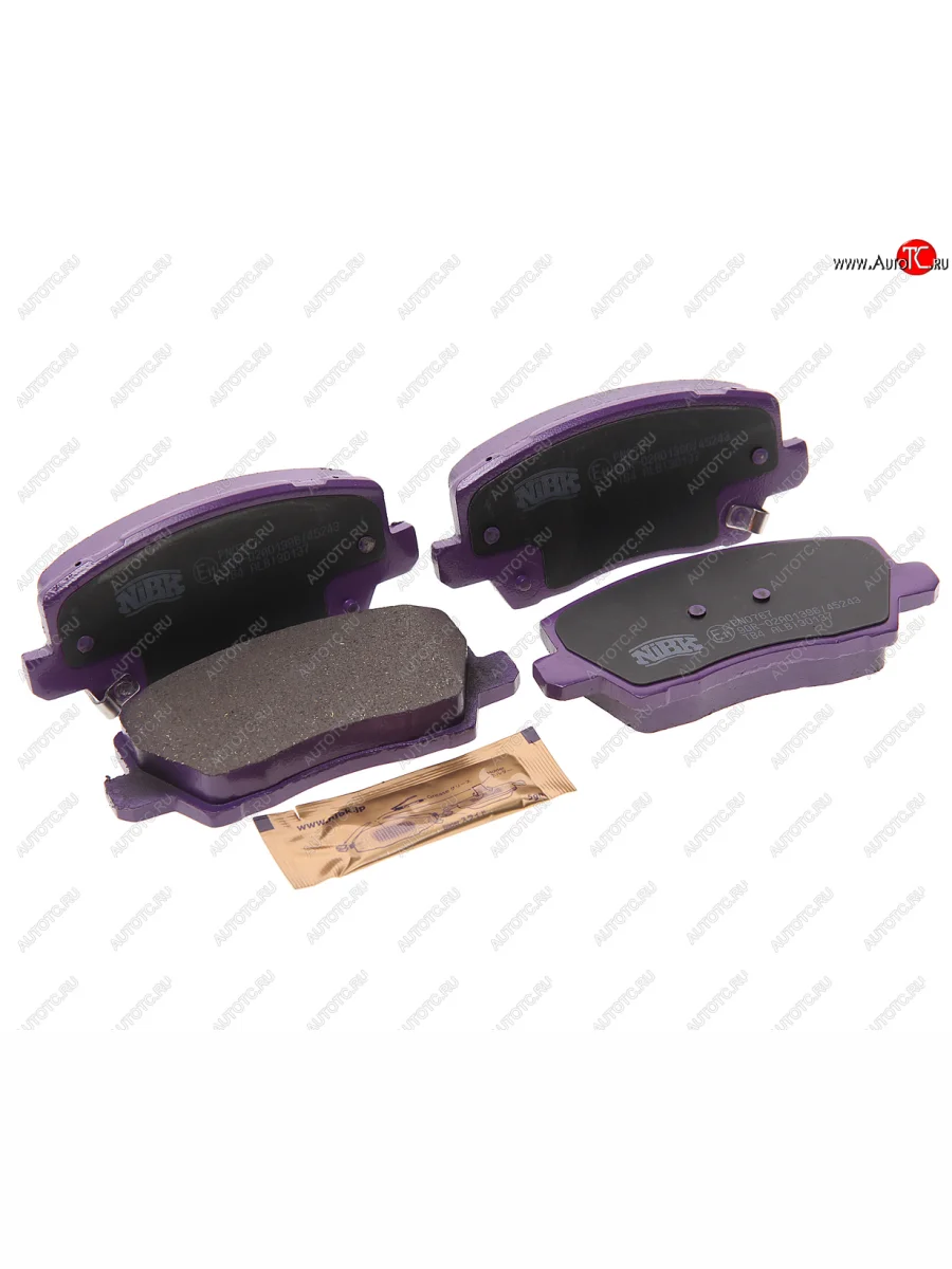Колодки тормозные передние (4шт.) NIBK KIA Picanto 3 JA хэтчбэк 5 дв. дорестайлинг (2017-2021)  в Перми Пермском крае