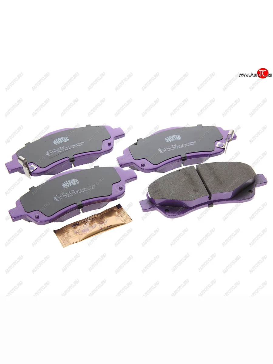Колодки тормозные передние (4шт.) NIBK Toyota Avensis T270 седан дорестайлинг (2008-2011)  в Перми Пермском крае