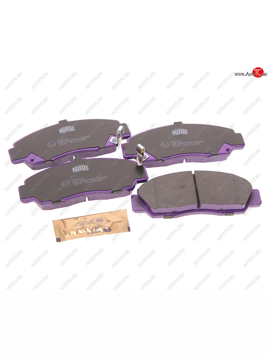 Колодки тормозные передние (4шт.) NIBK Honda Civic FK7 хэтчбэк 5 дв. дорестайлинг (2017-2019)  с доставкой в г. Керчь