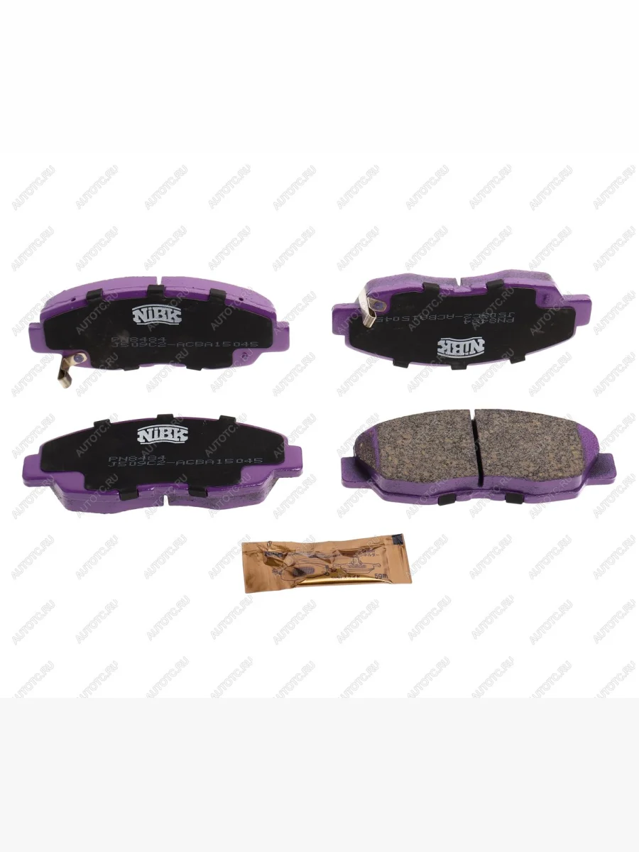 Колодки тормозные передние (4шт.) NIBK Honda Accord 5 CD купе рестайлинг (1996-1998)  с доставкой в г. Керчь