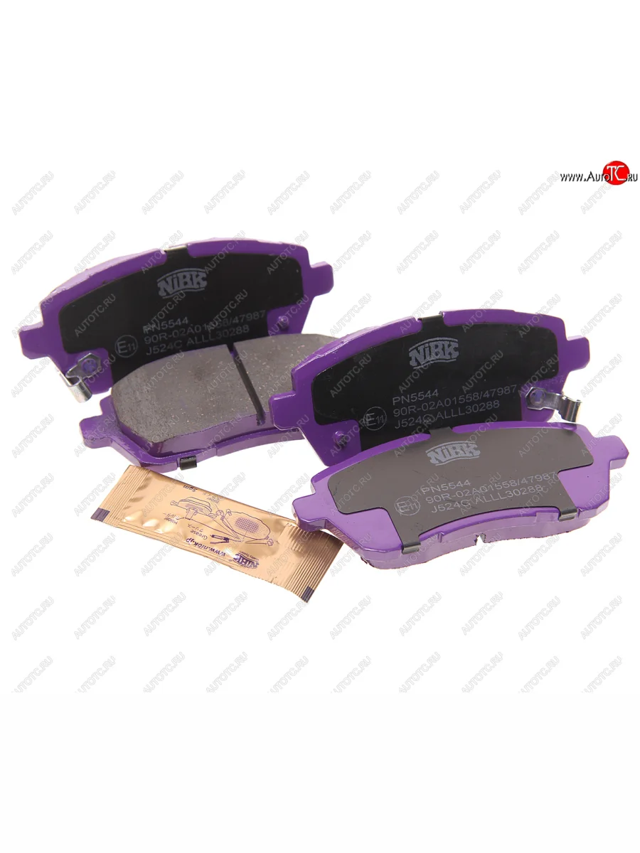 Колодки тормозные передние (4шт.) NIBK Ford Fiesta 6 хэтчбэк 3 дв. рестайлинг (2012-2019)  в Керчи Республика Крым