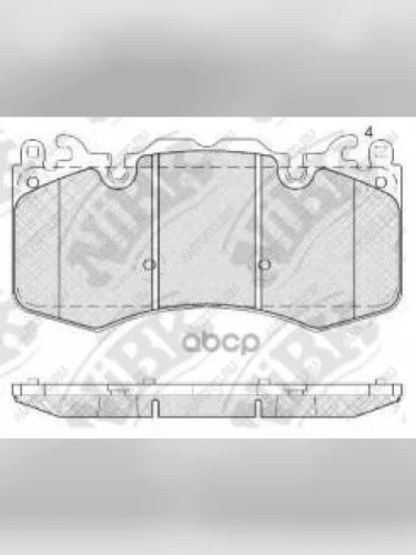 Колодки тормозные передние (4шт.) NIBK Land Rover Range Rover 4 L405 рестайлинг (2017-2022)
