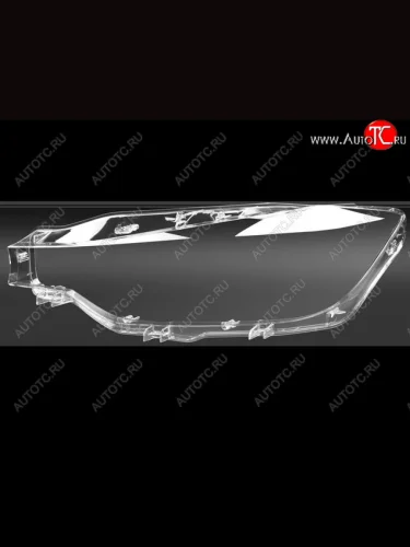 Стекло передней фары левое (пр-во Китай) BODYPARTS BMW 3 серия  F30 (2015-2018) седан рестайлинг