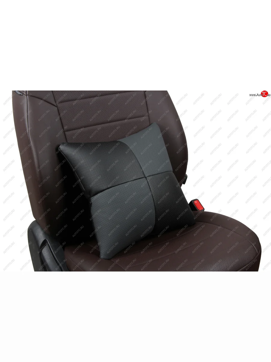 Подушки в салон автомобиля (CLASSIC Модель №1 экокожи) АВТОПИЛОТ Sym QuadRaider 600 (2010-2025) (черный/темно-серый)  в Керчи Республика Крым