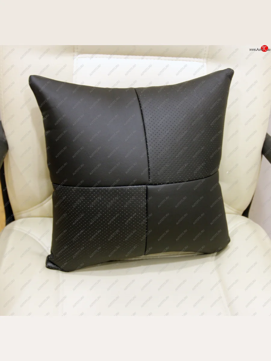Подушки в салон автомобиля (CLASSIC Модель №1 экокожи) АВТОПИЛОТ Sym QuadRaider 600 (2010-2025) (черный)  в Керчи Республика Крым