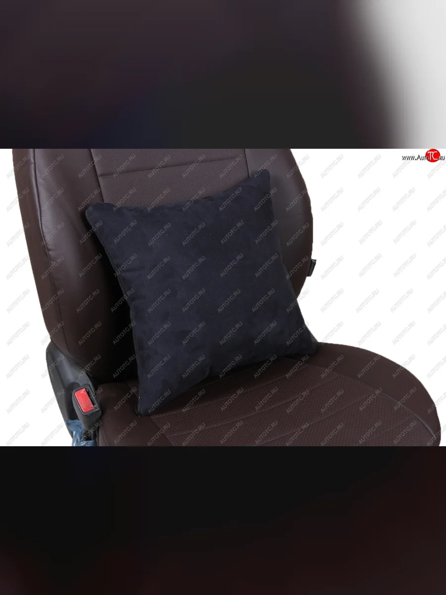Подушки в салон автомобиля (CLASSIC Модель № 3 алькантара) АВТОПИЛОТ Fiat Idea 350 дорестайлинг (2003-2006) (черный)