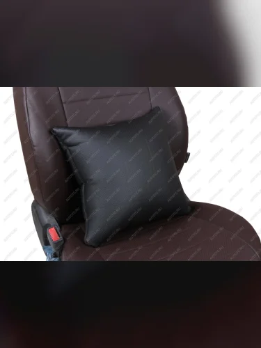 Подушки в салон автомобиля (CLASSIC Модель № 3 экокожа) АВТОПИЛОТ (черный) 