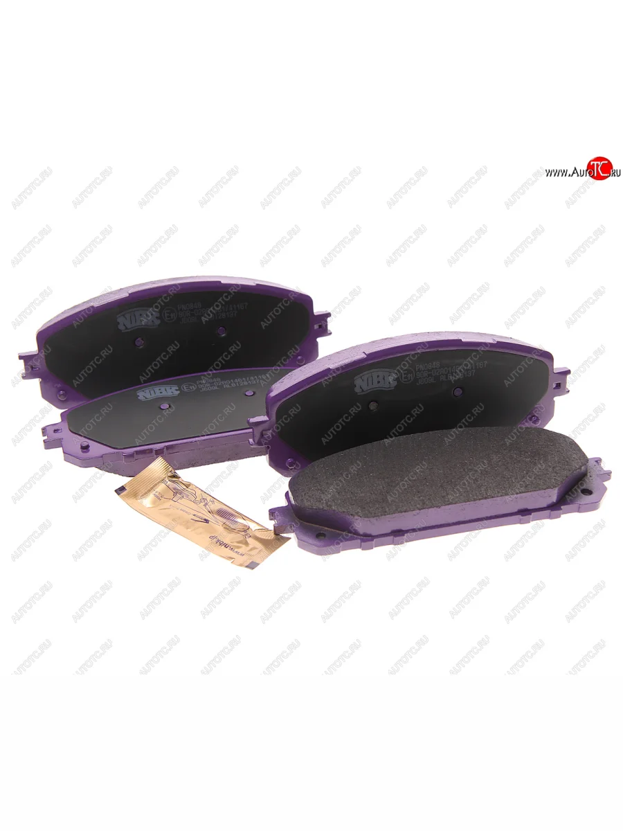 Колодки тормозные передние (4шт.) NIBK Jeep Cherokee KL рестайлинг (2017-2020)  с доставкой в г. Керчь