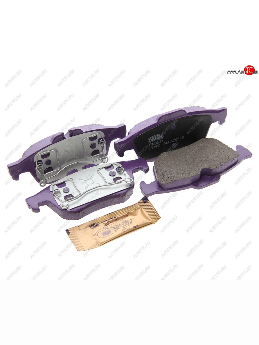 Колодки тормозные задние (4шт.) NIBK Nissan Primera 3 P12 седан (2001-2008)  в Керчи Республика Крым