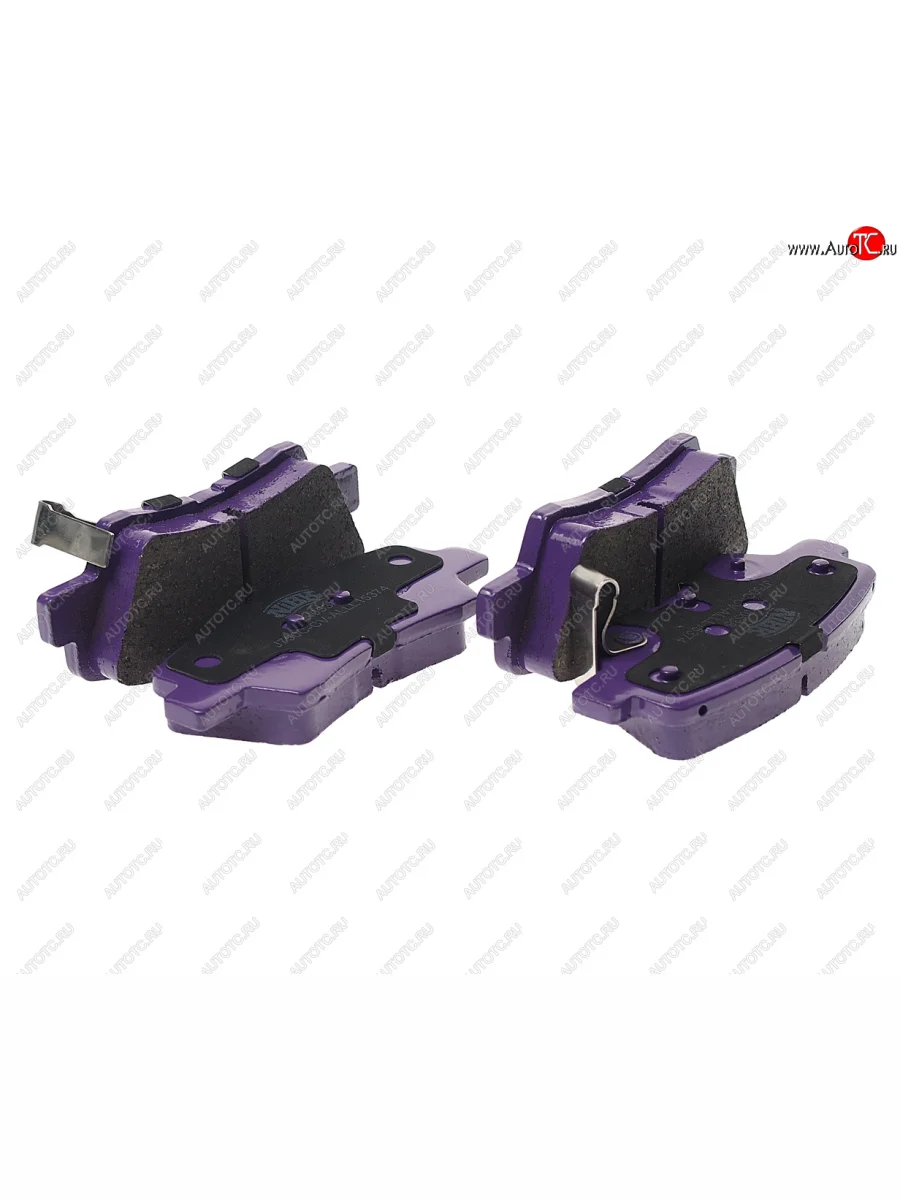 Колодки тормозные задние (4шт.) NIBK KIA Ceed 2 JD рестайлинг, хэтчбэк (2015-2018)  с доставкой в г. Керчь