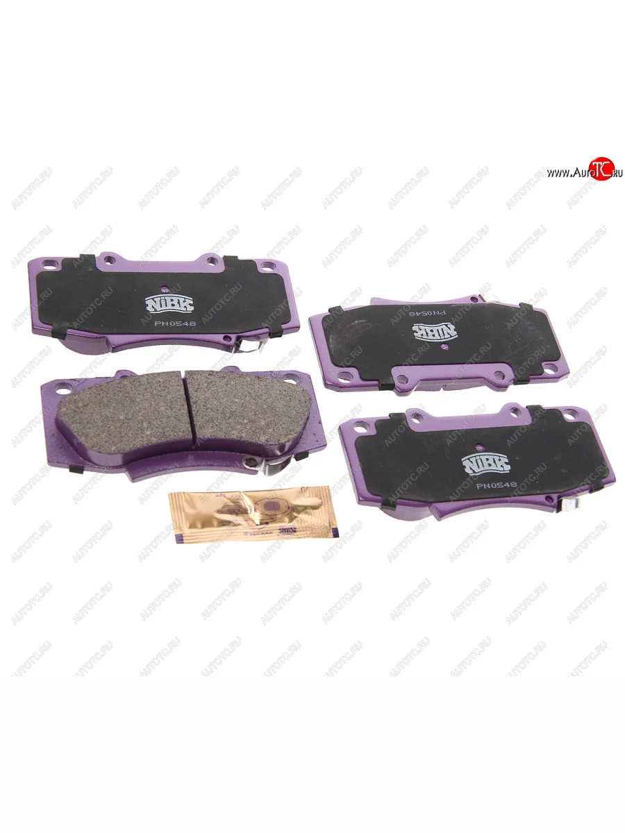 Колодки тормозные задние (4шт.) NIBK Toyota Hilux AN120 1-ый рестайлинг (2017-2020)  в Керчи Республика Крым