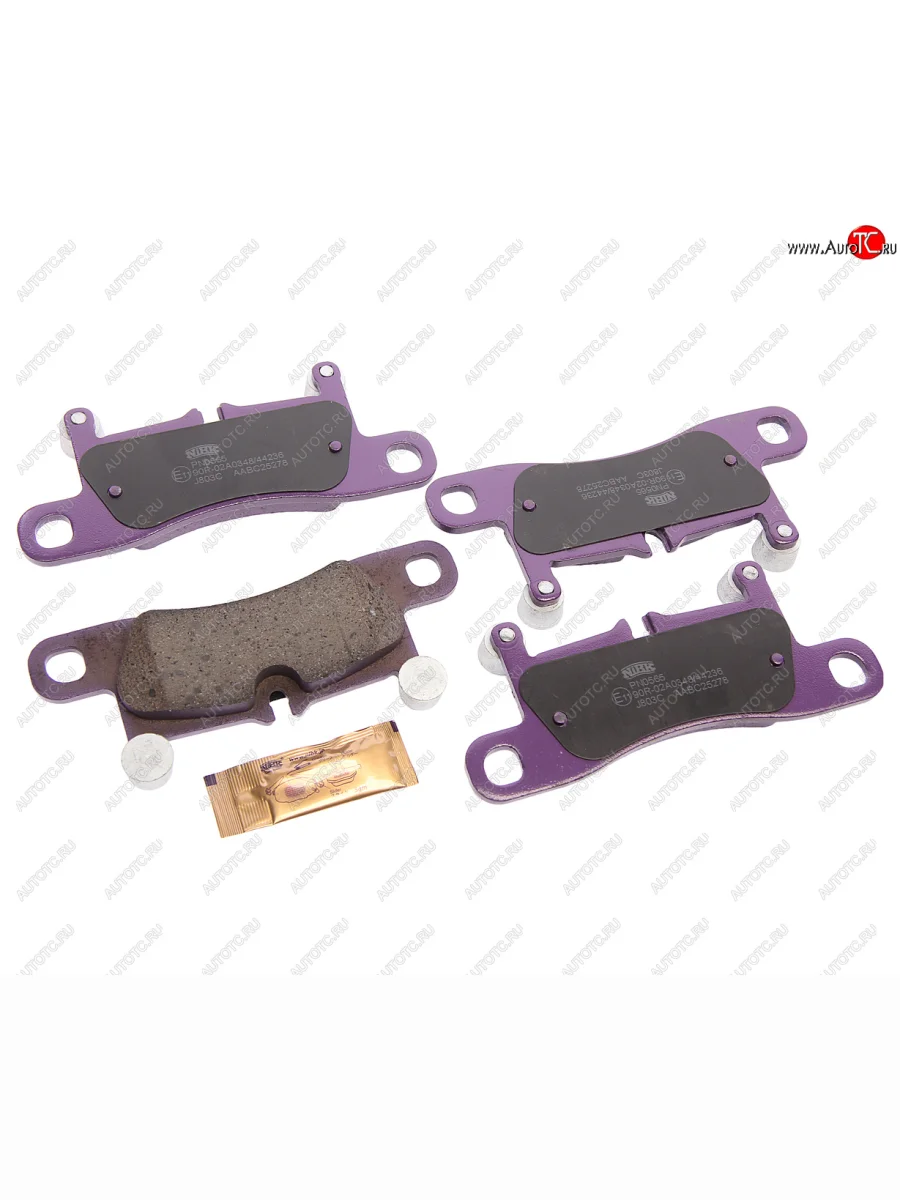 Колодки тормозные задние (4шт.) NIBK Porsche Cayenne 958 рестайлинг (2014-2018)  с доставкой в г. Керчь