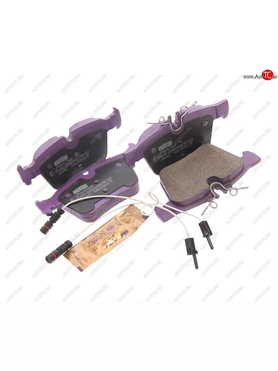 Колодки тормозные задние (4шт.) NIBK Mercedes-Benz C-Class W205 дорестайлинг седан (2015-2018)  в Воронеже Воронежской области