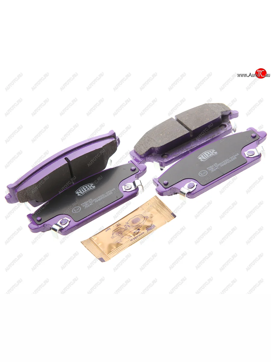 Колодки тормозные задние (4шт.) NIBK Cadillac SRX (2004-2009)  в Перми Пермском крае