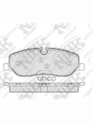 Колодки тормозные передние (4шт.) NIBK Land Rover Range Rover 3 L322 дорестайлинг (2002-2006)