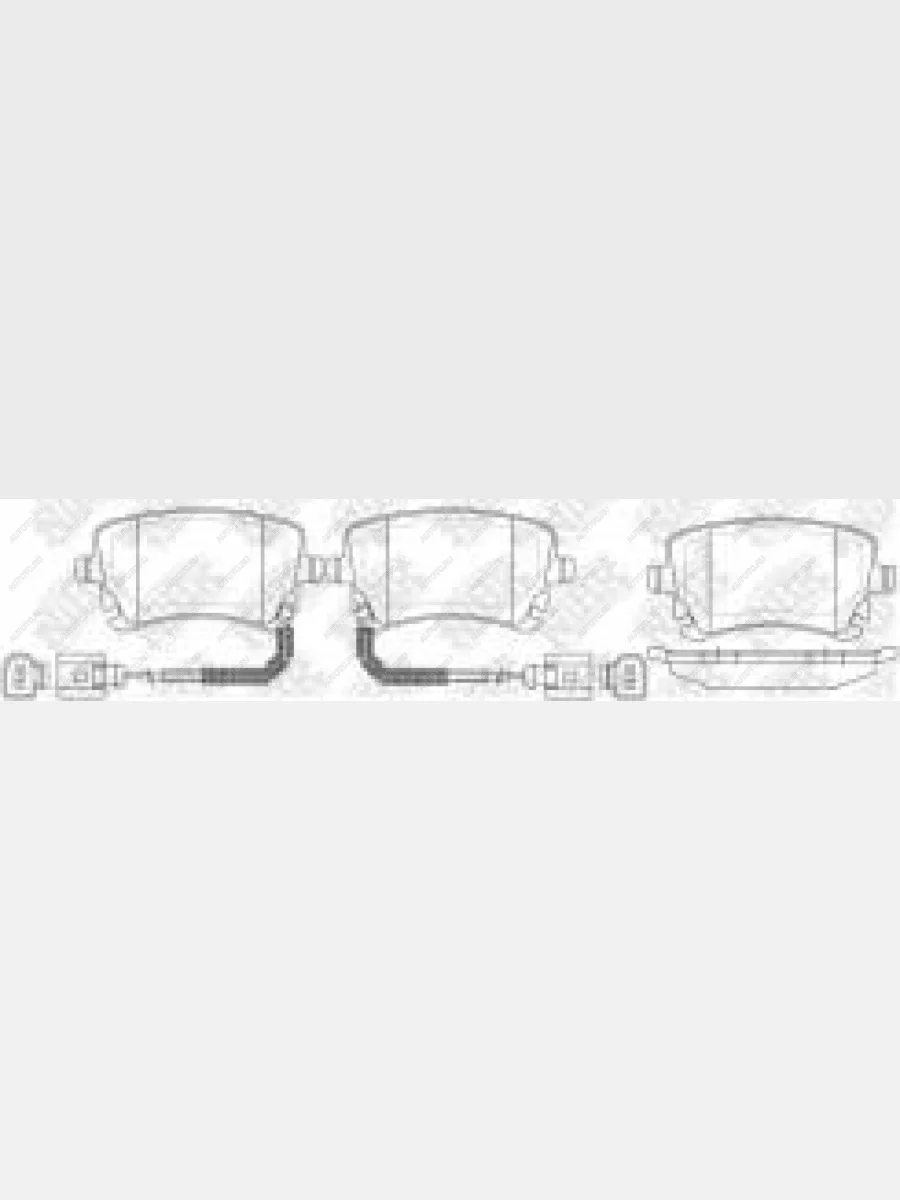 Колодки тормозные задние (4шт.) NIBK Volkswagen Passat B5.5 универсал рестайлинг (2000-2005)  в Перми Пермском крае