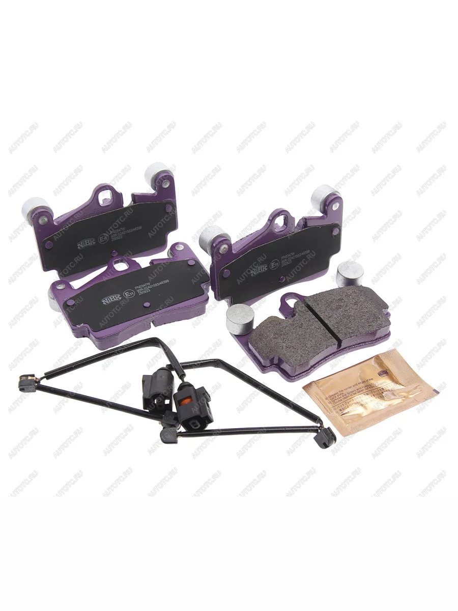 Колодки тормозные задние (4шт.) NIBK Porsche Cayenne 957 (2007-2010)  с доставкой в г. Керчь