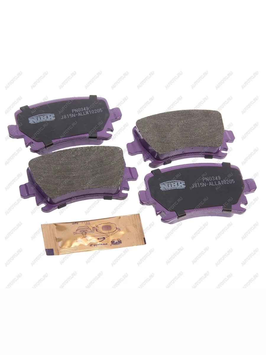 Колодки тормозные задние (4шт.) NIBK  Audi A3, A6, Skoda Octavia, Volkswagen Golf, Touran