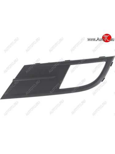 Левая решетка переднего бампера (с отверстием под ПТФ, пр-во Китай) BODYPARTS Volkswagen Jetta A6 седан рестайлинг (2015-2018)