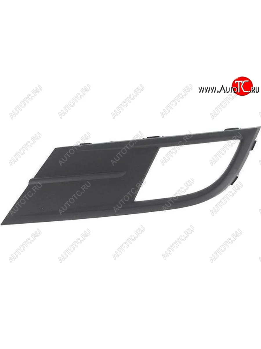 Левая решетка переднего бампера (с отверстием под ПТФ, пр-во Китай) BODYPARTS Volkswagen Jetta A6 седан рестайлинг (2015-2018)  в Керчи Республика Крым