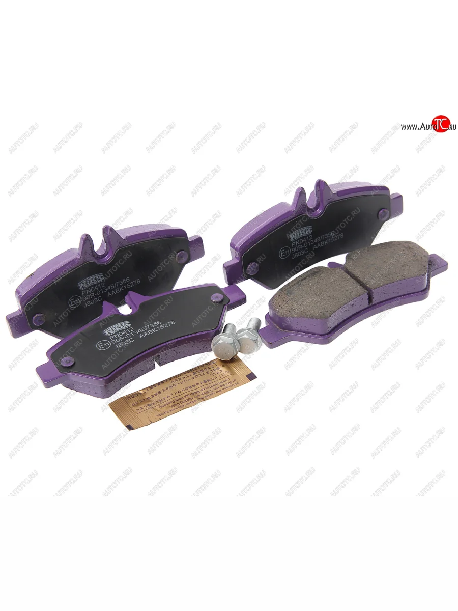 Колодки тормозные задние (4шт.) NIBK Mercedes-Benz Sprinter W906 (2006-2013)  в Керчи Республика Крым