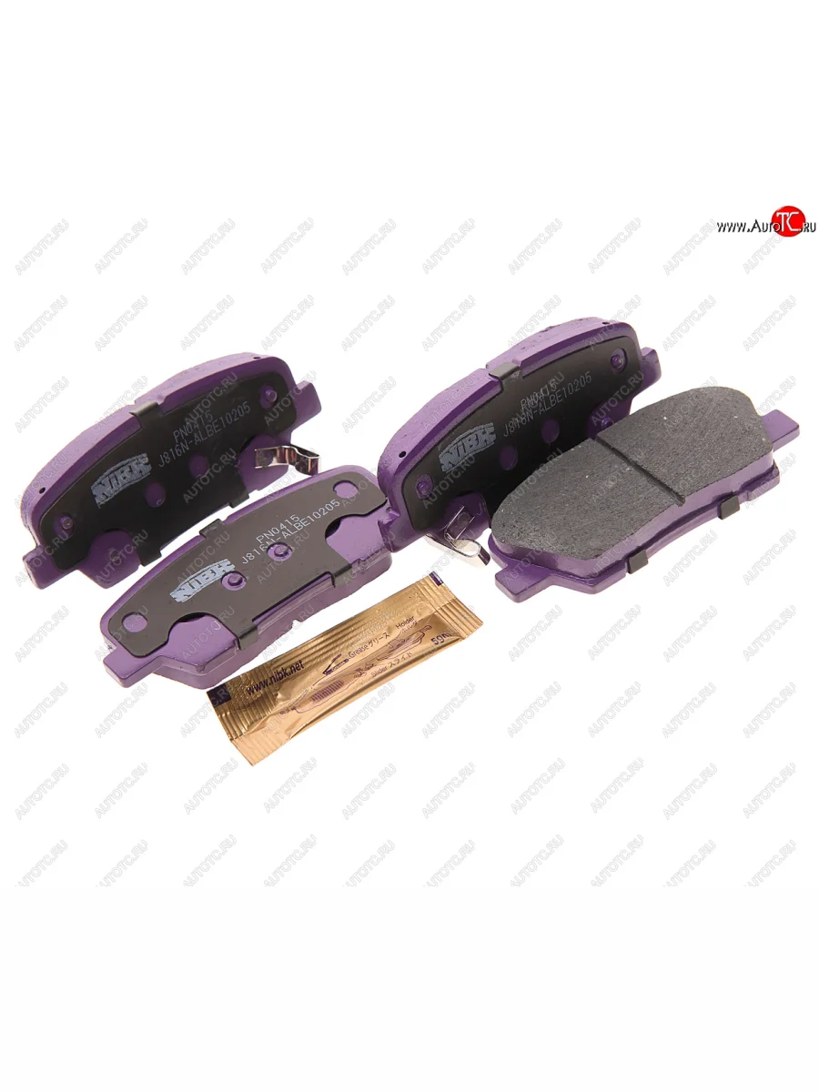 Колодки тормозные задние (4шт.) NIBK Hyundai Santa Fe TM дорестайлинг (2018-2021)  в Самаре Самарской области