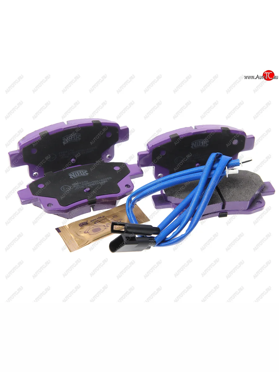 Колодки тормозные задние (4шт.) NIBK Ford Transit цельнометаллический фургон (2006-2014)  в Перми Пермском крае