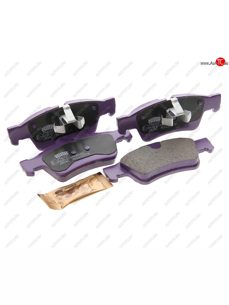 Колодки тормозные задние (4шт.) NIBK Mercedes-Benz ML class W164 рестайлинг (2008-2011)  в Керчи Республика Крым