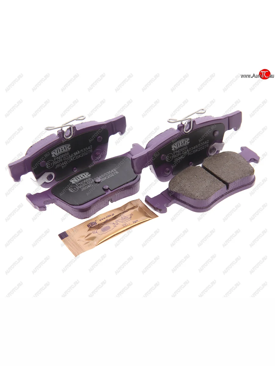 Колодки тормозные задние (4шт.) NIBK Ford Mondeo MK5,CD391 рестайлинг универсал (2018-2020)  в Керчи Республика Крым
