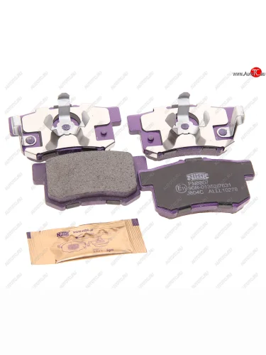 Колодки тормозные задние (4шт.) NIBK Honda CR-V RD4,RD5,RD6,RD7,RD9  рестайлинг (2004-2006)