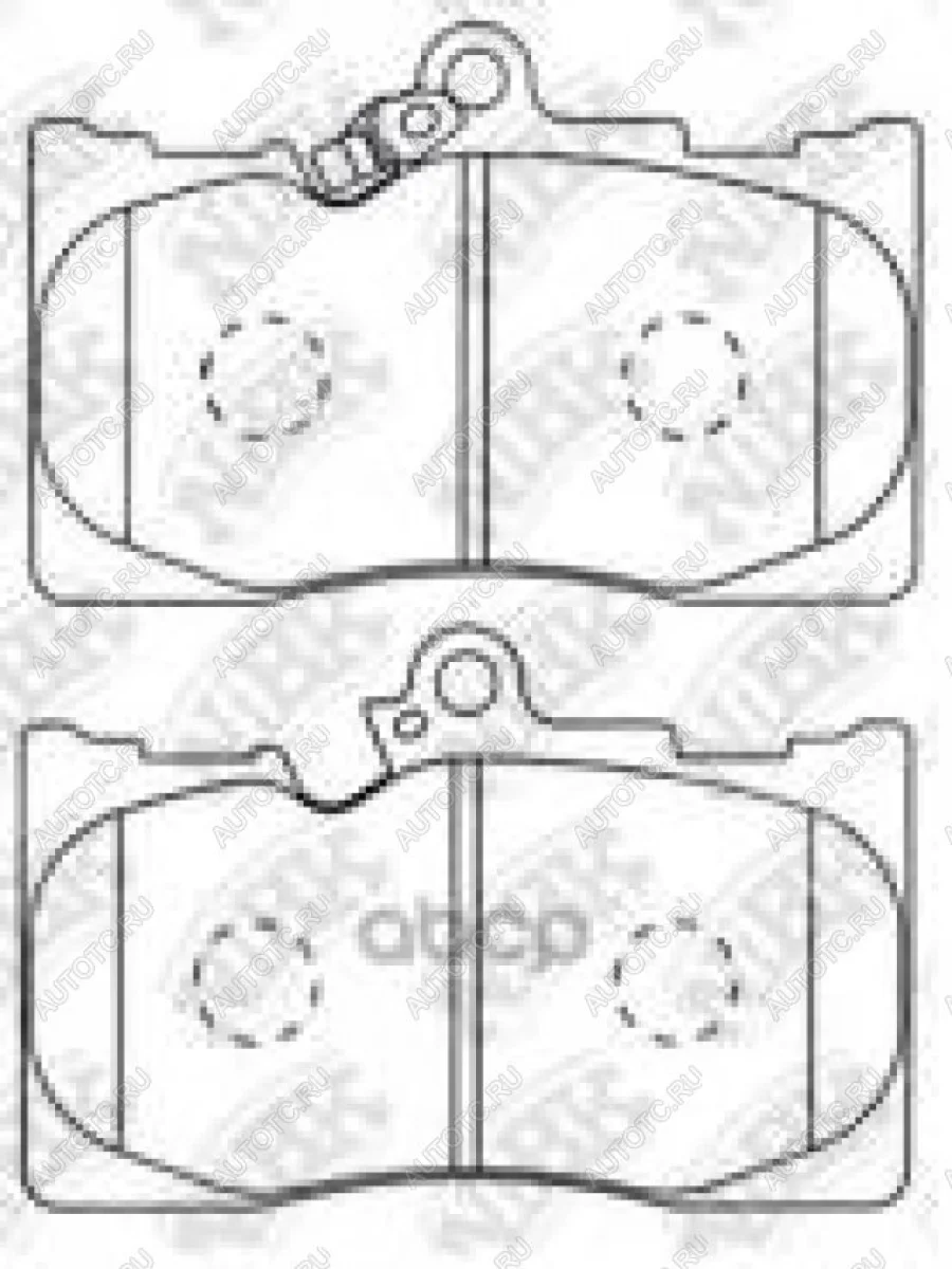 Колодки тормозные передние (4шт.) NIBK Lexus GS300 S190 дорестайлинг (2005-2006)  в Перми Пермском крае