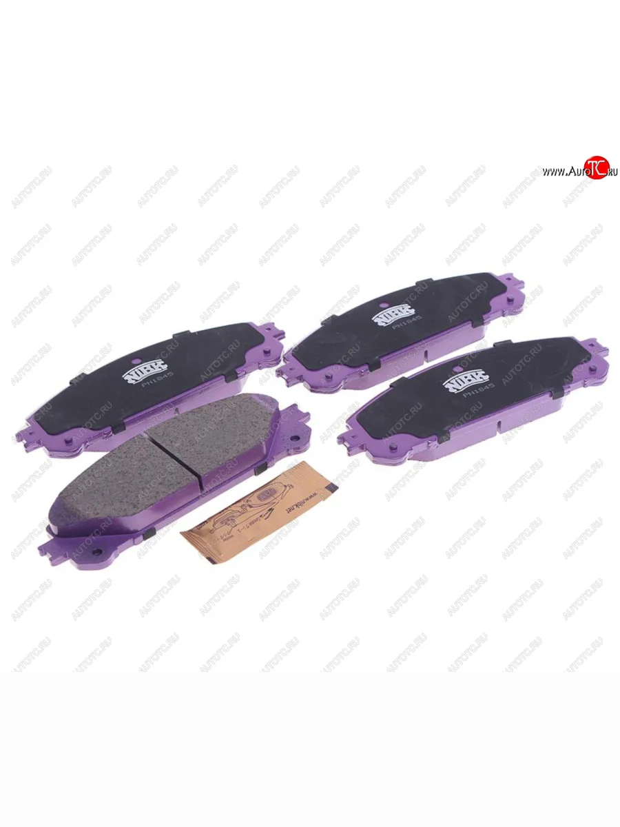 Колодки тормозные передние (4шт.) NIBK Toyota Highlander XU50 рестайлинг (2016-2020)  с доставкой в г. Керчь