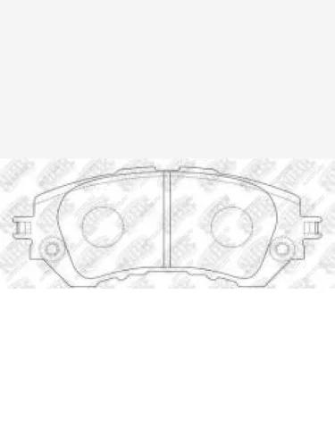 Колодки тормозные передние (4шт.) NIBK Toyota Yaris XP130 хэтчбэк 5 дв. дорестайлинг (2010-2014)