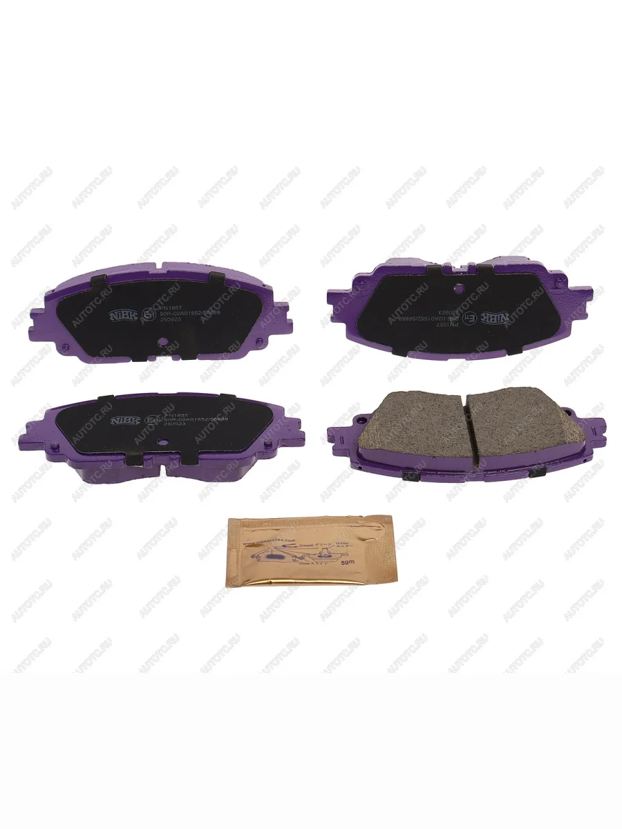 Колодки тормозные передние (4шт.) NIBK Toyota Camry XV40 рестайлинг (2009-2011)  с доставкой в г. Керчь