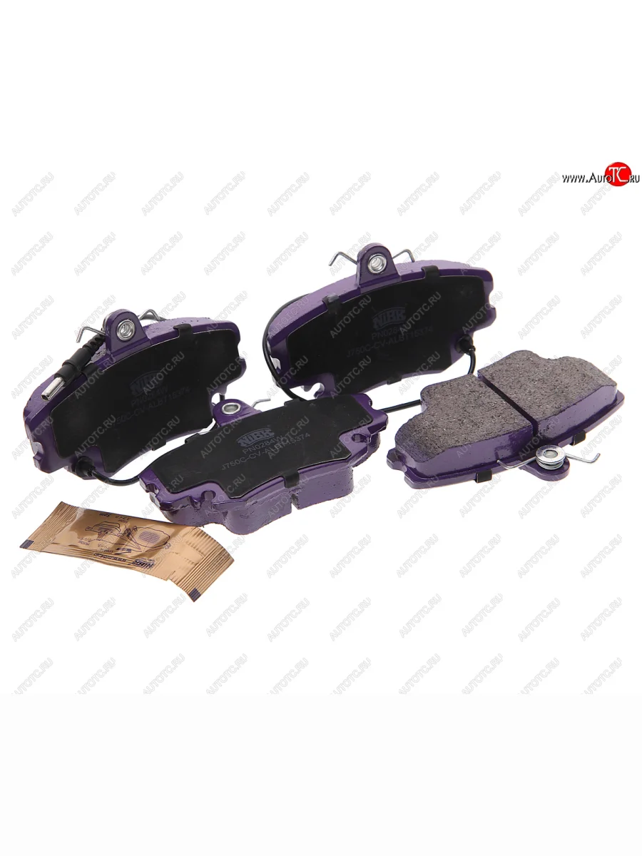 Колодки тормозные передние (4шт.) NIBK Renault Clio BR дорестайлинг, хэтчбэк 5 дв. (2005-2009)  в Керчи Республика Крым