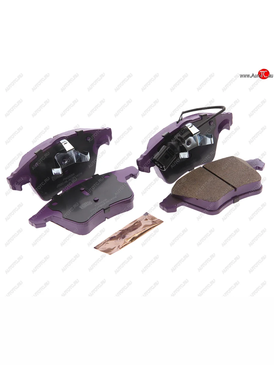 Колодки тормозные передние R16 (4шт.) NIBK Volkswagen Multivan T5 рестайлинг (2009-2015)  с доставкой в г. Пермь