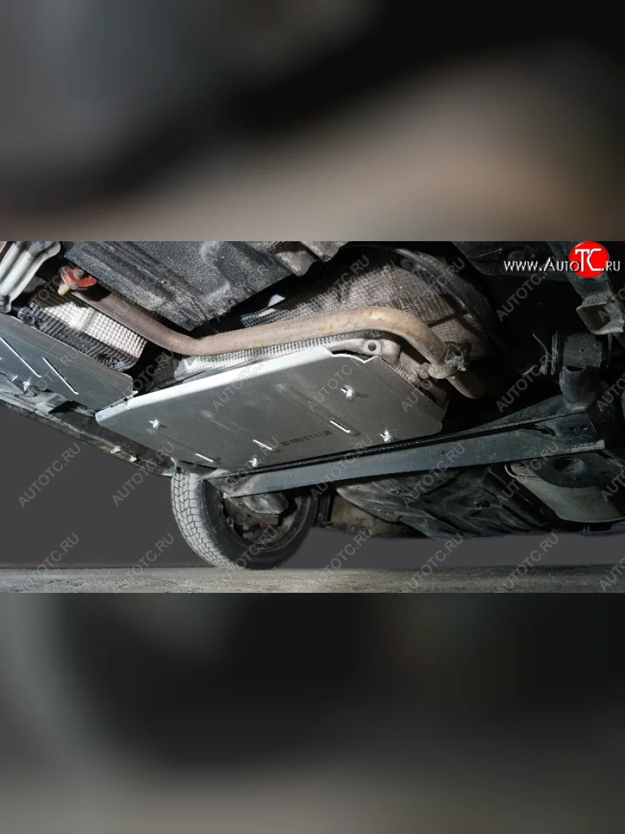 Защита топливного бака ТСС Тюнинг Лада ВАЗ Веста Кросс NG SW 2181 универсал рестайлинг (2022-2025) (алюминий 4 мм)  в Керчи Республика Крым