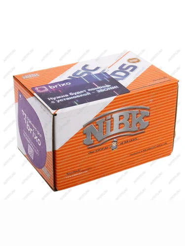 Колодки тормозные задние (4шт.) NIBK Peugeot Expert K0 цельнометаллический фургон дорестайлинг (2016-2024)