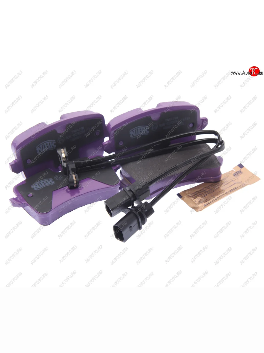 Колодки тормозные задние (4шт.) NIBK Audi A6 C7 дорестайлинг, седан (2010-2014)  с доставкой в г. Керчь