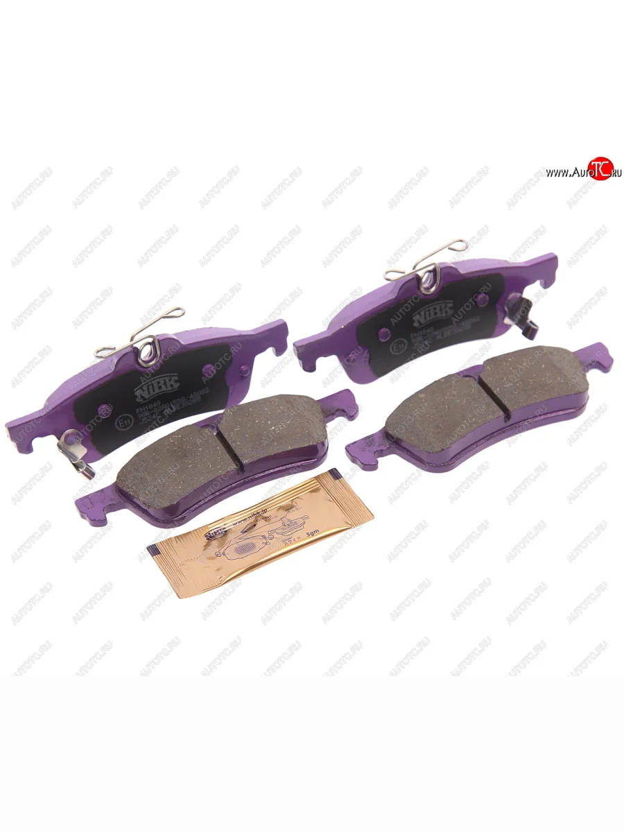 Колодки тормозные задние (4шт.) NIBK Honda Civic FK2 хэтчбэк 5 дв. (2011-2016)  в Керчи Республика Крым