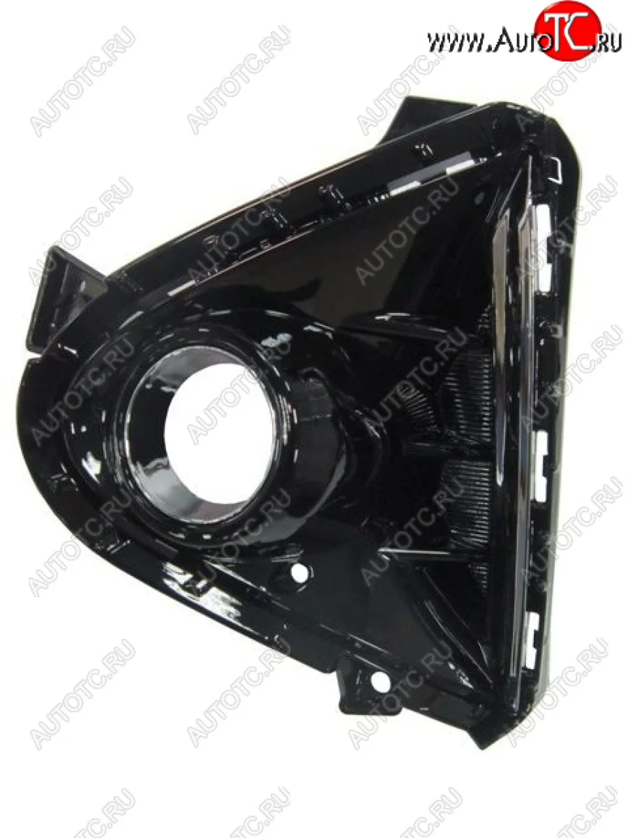 Левая решетка переднего бампера (с отверстием под ПТФ, пр-во Китай) BODYPARTS Hyundai Solaris HCR седан рестайлинг (2020-2022)  в Перми Пермском крае