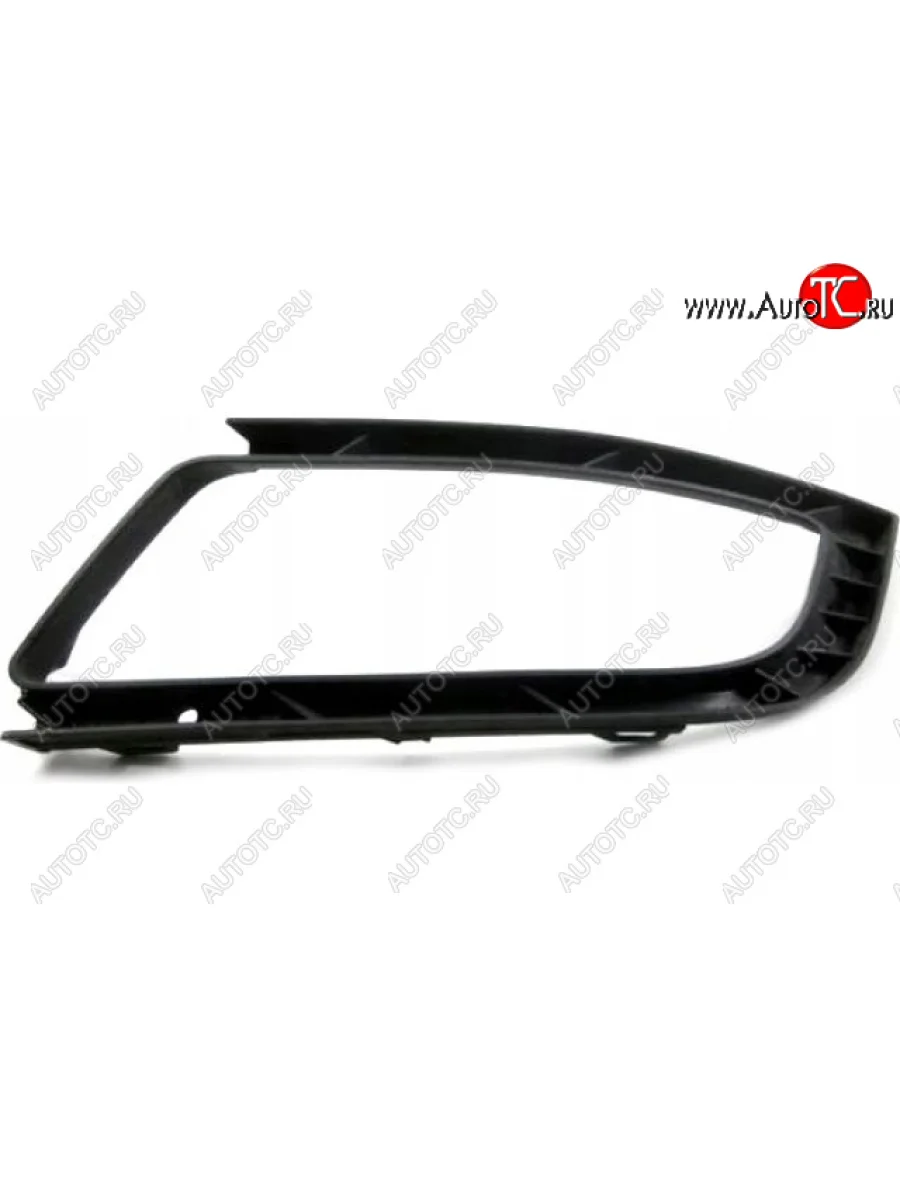 Левая решетка переднего бампера (с отверстием под ПТФ, пр-во Китай) BODYPARTS Skoda Superb (B6) 3T лифтбэк рестайлинг (2013-2015)  в Самаре Самарской области