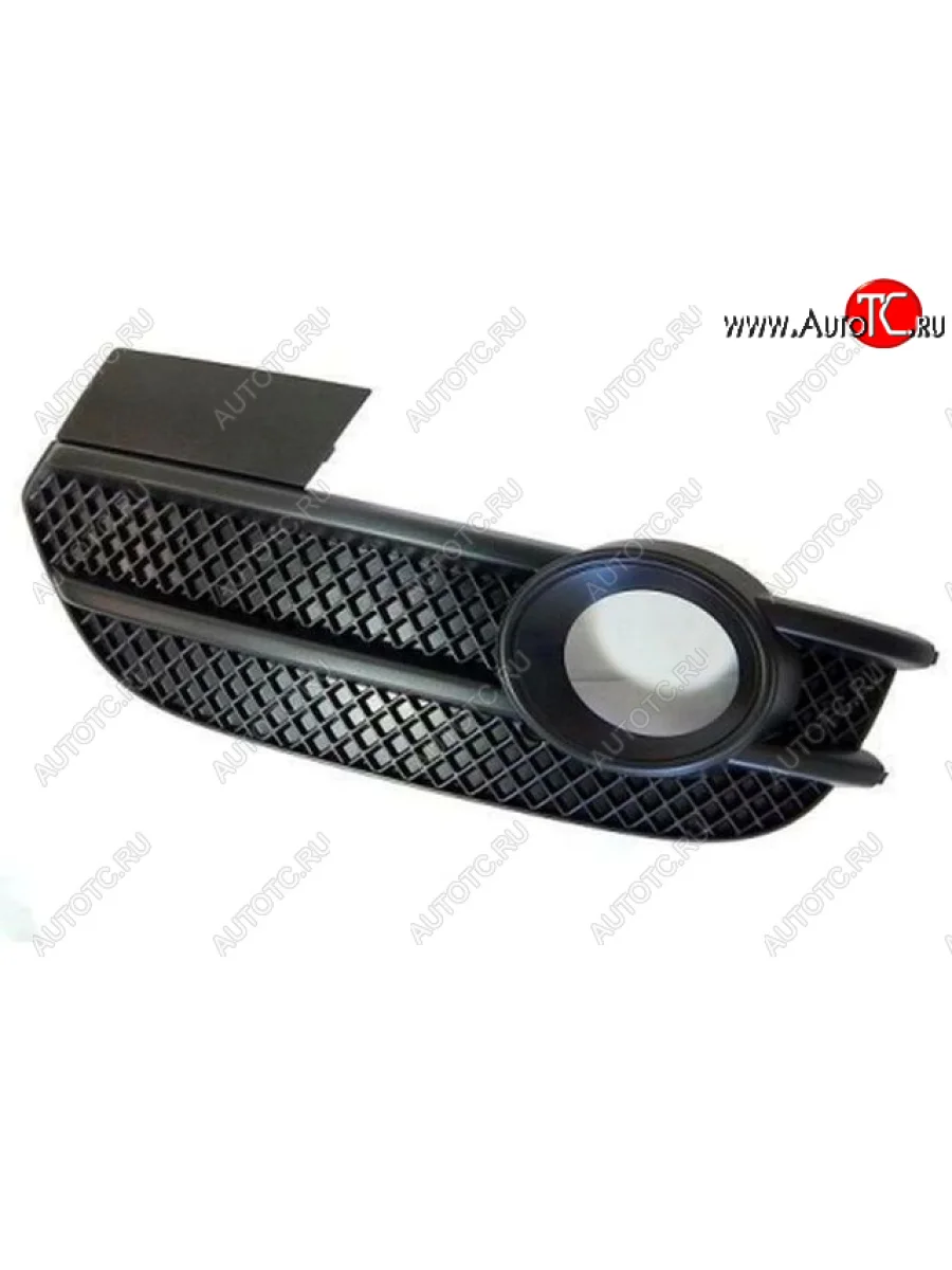 Левая решетка переднего бампера (с отверстием под ПТФ, пр-во Китай) BODYPARTS Audi Q3 8U дорестайлинг (2011-2015)  в Керчи Республика Крым