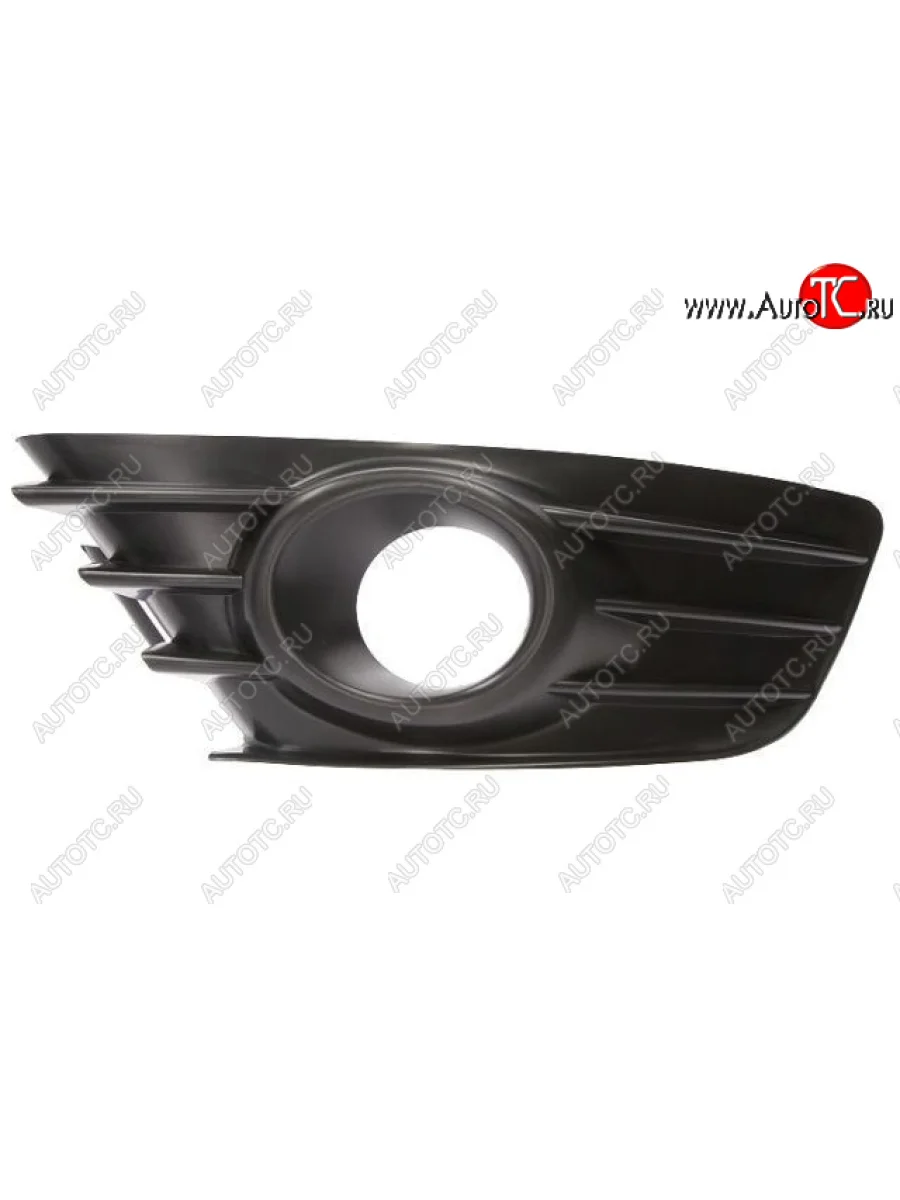 Левая решетка переднего бампера (с отверстием под ПТФ, пр-во Китай) BODYPARTS CITROEN C4  дорестайлинг, хэтчбэк 5 дв. (2004-2008)  в Керчи Республика Крым