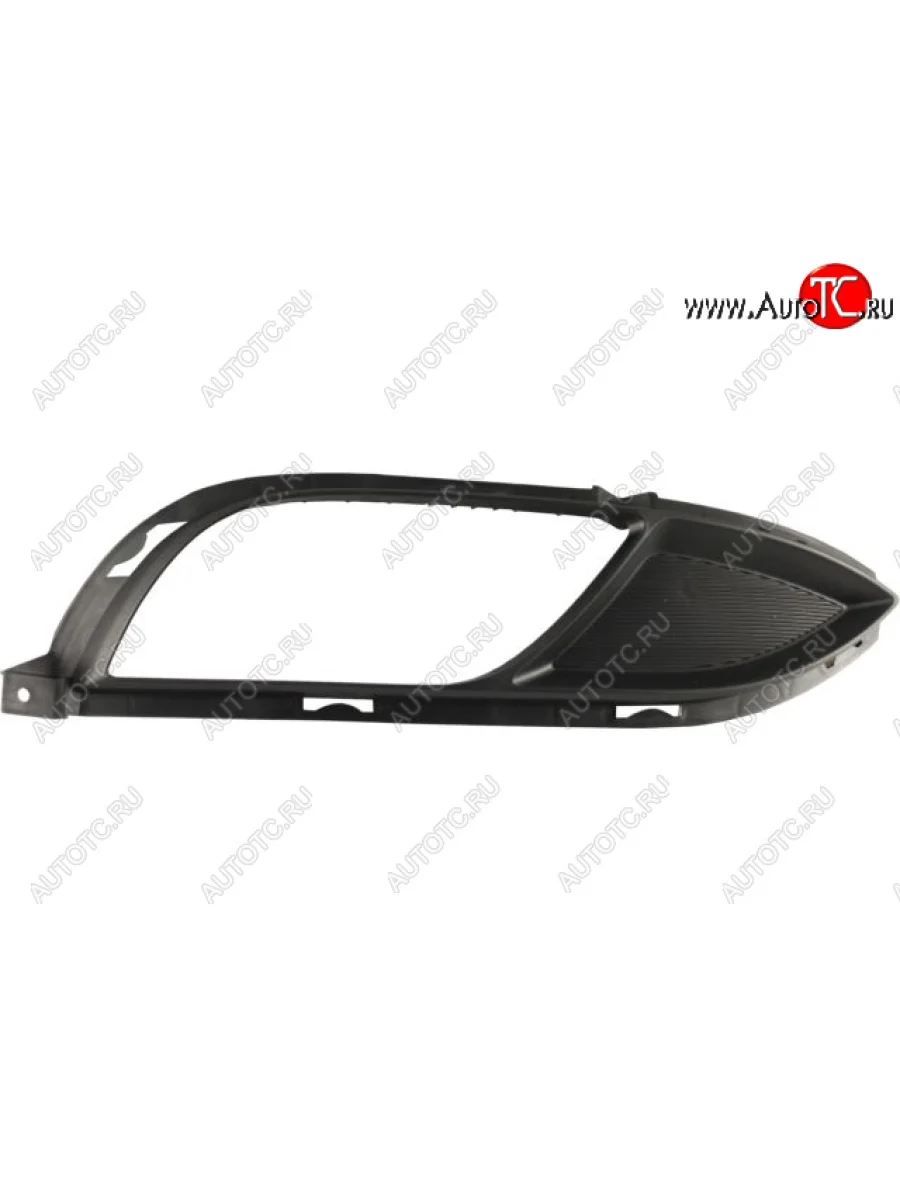 Левая решетка переднего бампера (с отверстием под ПТФ, пр-во Китай) BODYPARTS KIA Cerato 3 YD дорестайлинг седан (2013-2016)  в Керчи Республика Крым