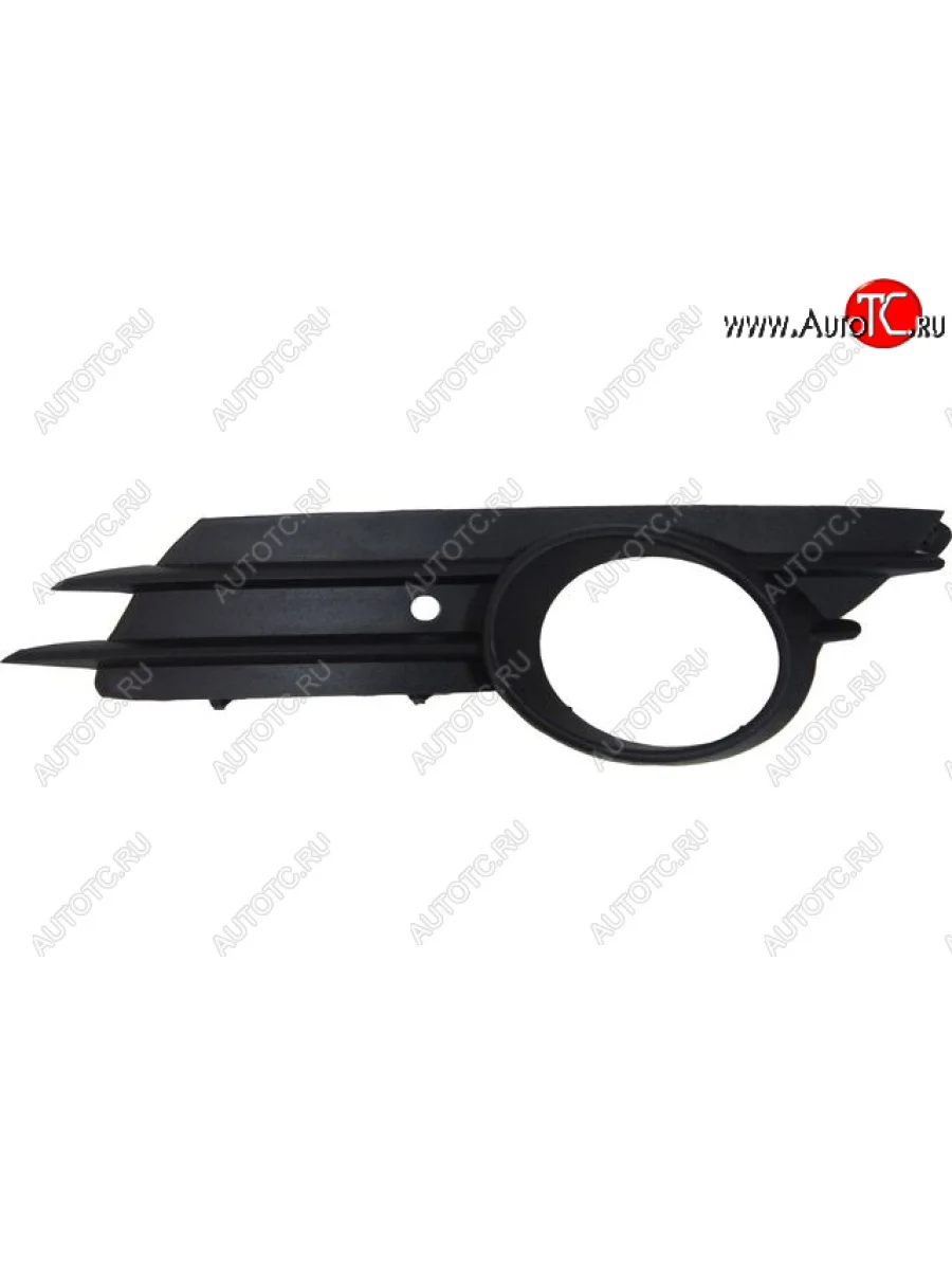 Левая решетка переднего бампера (с отверстием под ПТФ, пр-во Китай) CHINA Opel Corsa D   дорестайлинг, хэтчбэк 5 дв. (2006-2010)  в Керчи Республика Крым