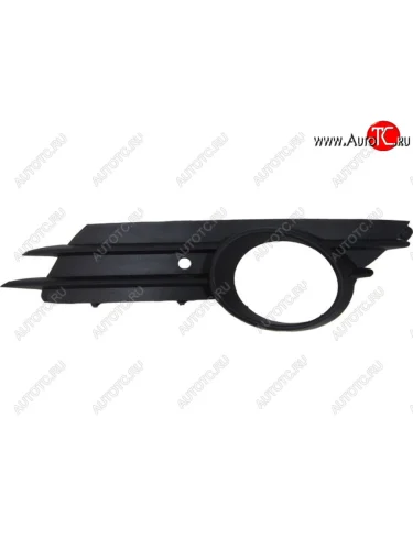 Левая решетка переднего бампера (с отверстием под ПТФ, пр-во Китай) BODYPARTS Opel Corsa D   дорестайлинг, хэтчбэк 5 дв. (2006-2010)