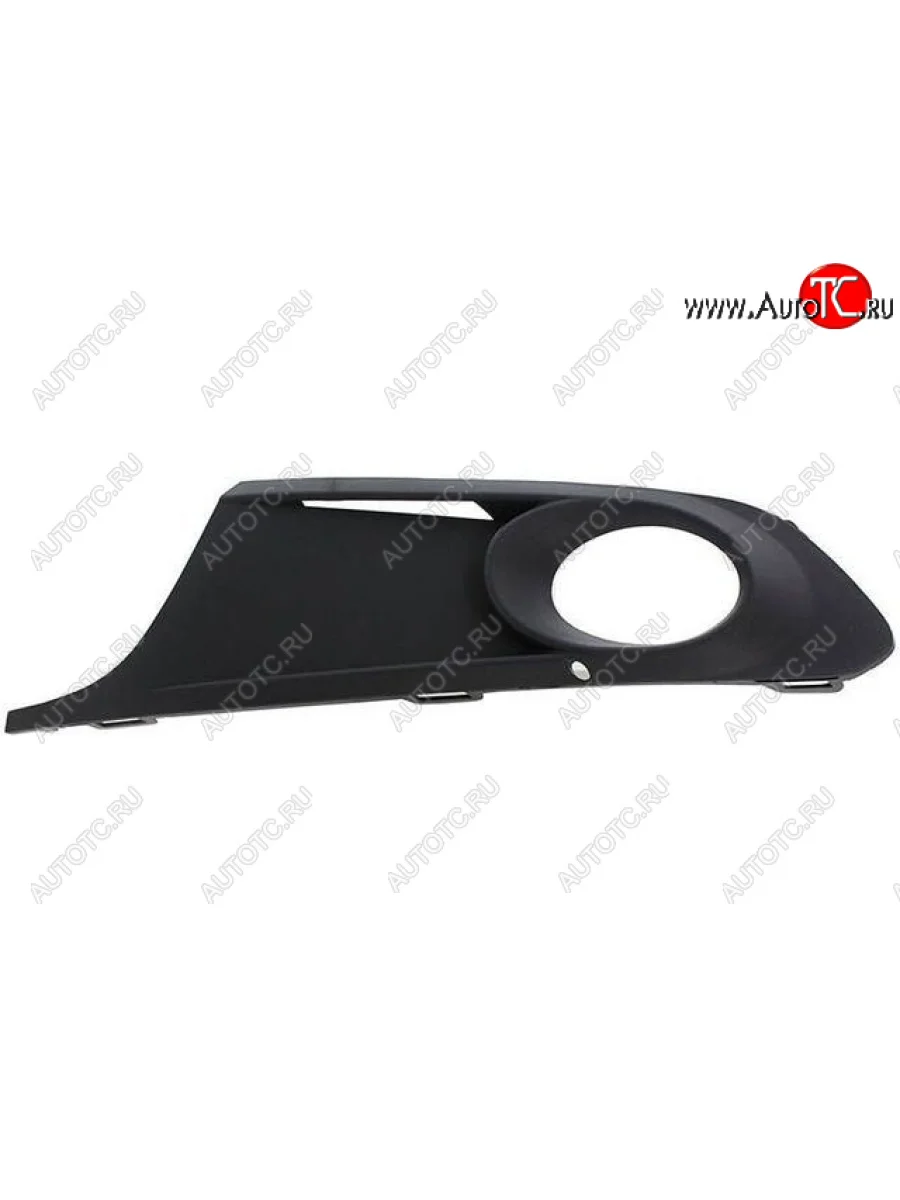 Левая решетка переднего бампера (с отверстием под ПТФ, пр-во Китай) BODYPARTS Volkswagen Jetta A6 седан дорестайлинг (2011-2015)  в Керчи Республика Крым