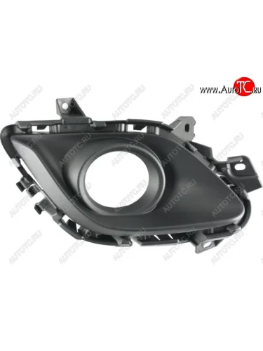 Левая решетка переднего бампера (с отверстием под ПТФ, пр-во Тайвань) BODYPARTS Mazda 6 GJ дорестайлинг седан (2012-2015)