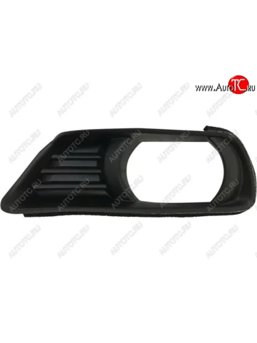 Левая решетка переднего бампера (с отверстием под ПТФ, пр-во Тайвань) TYG Toyota Camry XV40 дорестайлинг (2006-2008)